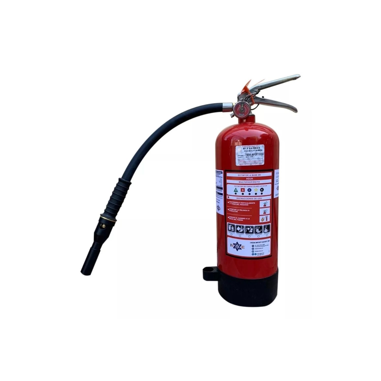 Extintor Profesional Cold Fire De 9L Para Fuego Abcdk, Ds44 - Imagen 3
