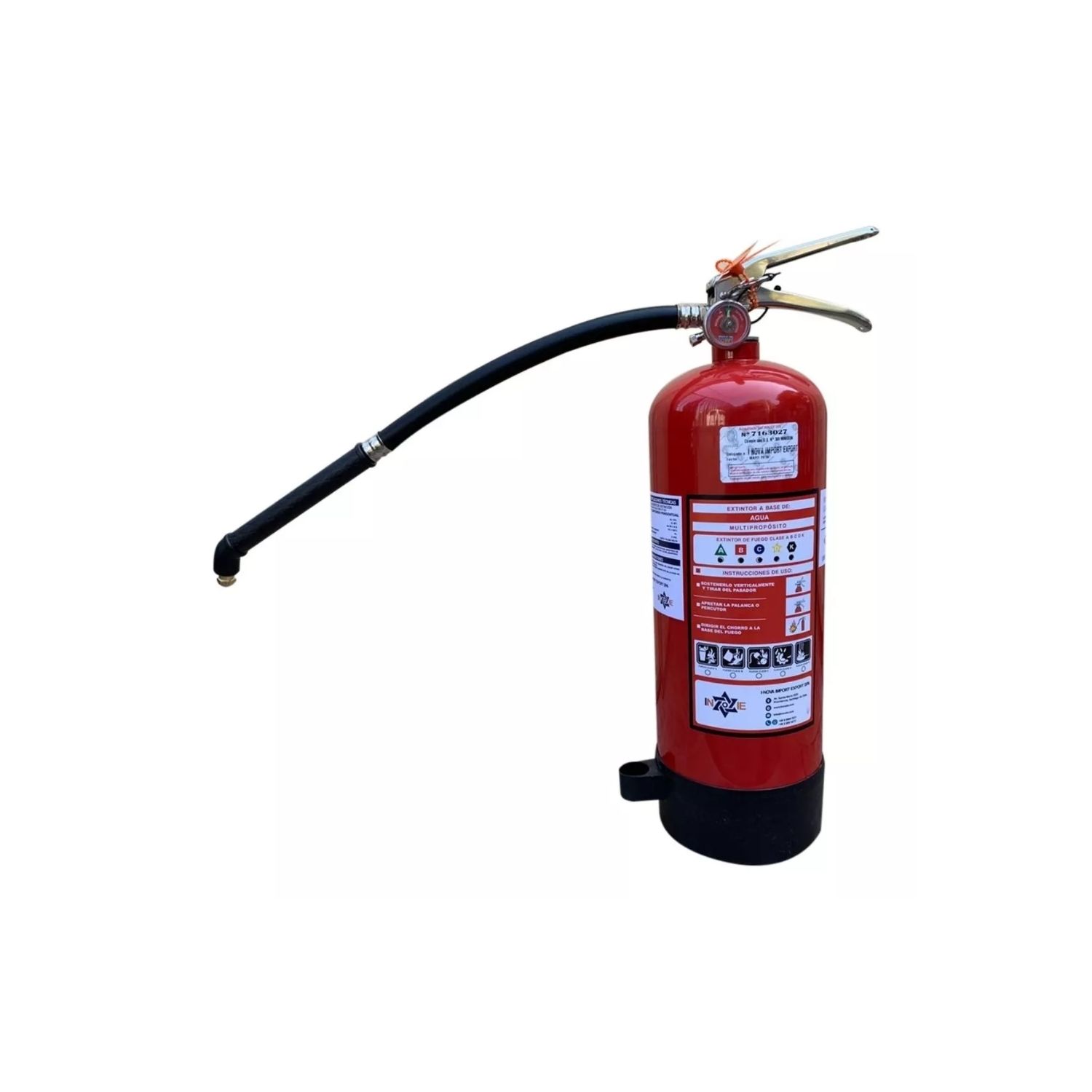 Extintor Profesional Cold Fire De 9L Para Fuego Abcdk, Ds44 - Imagen 4