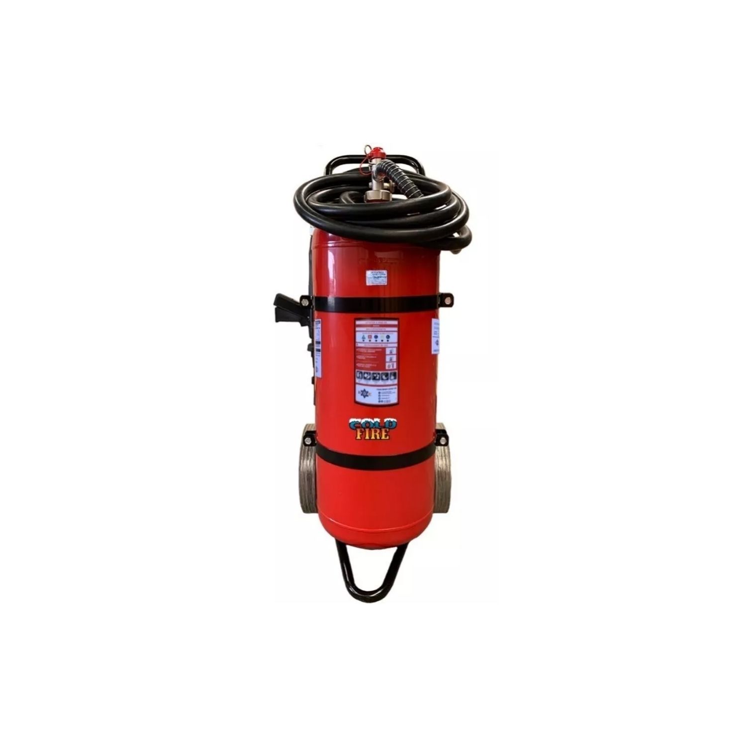 Extintor profesional Cold Fire de 50 litros para fuego ABCDK DS44